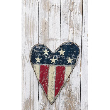 Americana Heart Hanger - The Fox Decor
